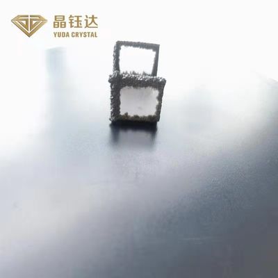 Quilate quadrado Diamond For Jewelry crescido laboratório da cor 5-5.99 do diamante áspero FGH do Cvd da forma