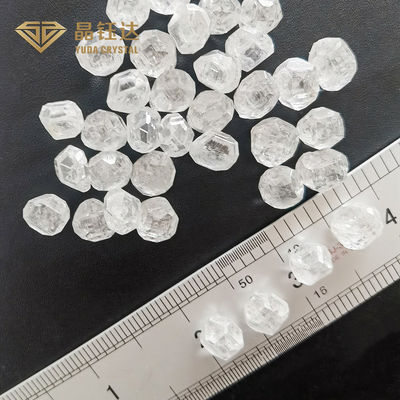 Da cor branca de Def dos diamantes de 0.6-0.8 quilates HPHT forma redonda crescida laboratório