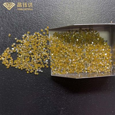 1.0mm aos diamantes Monocrystalline de 4.0mm HPHT amarelam a alta temperatura de alta pressão