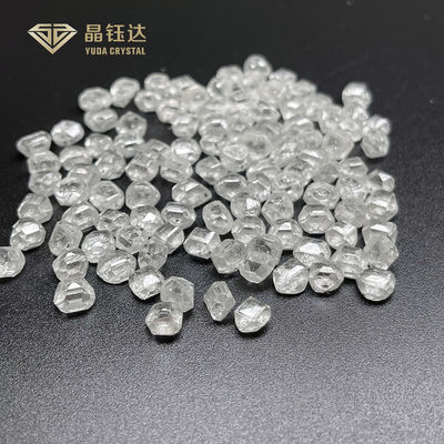 1.0 - 1,5 quilates HTHP Laboratório de Diamantes Crus Crescidos em bruto não cortados Branco HPHT Diamantes Crus Para Fabricação de Anéis de Diamantes de Laboratório