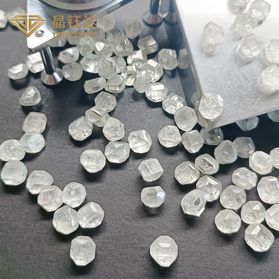 3-4 cor VVS do quilate DEF CONTRA a pureza do SI em volta dos diamantes crescidos laboratório de HPHT para a joia