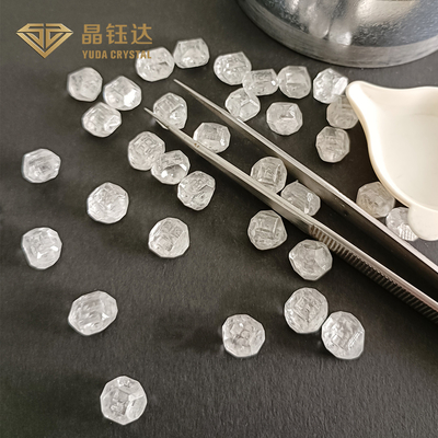 Laboratório áspero branco pequeno diamantes crescidos Hpht Diamond For Jewelry Making sem cortes