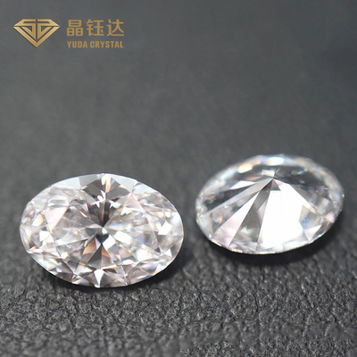 Igi 100% fraco oval Diamond Certificate Real crescido laboratório CVD/HPHT criado lustrou