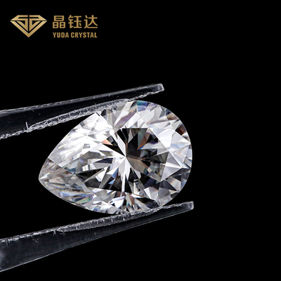 A pera cortou a cor branca o laboratório lustrado criou Diamond Loose Gemstones For Jewelry