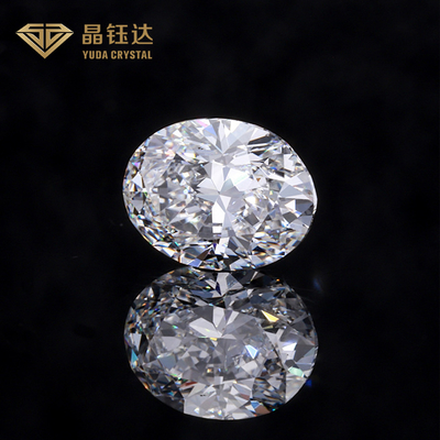 A forma oval branca Diamond Fancy Cut Igi Gia fraco sintético de Hpht/Cvd certificou