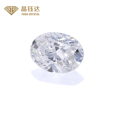 Forma oval branca Igi Gia Certified Lab Grown Diamonds corte de uma fantasia de 1 quilate