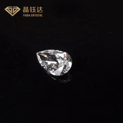 VVS CONTRA a cor Diamond Pear Cut Diamond fraco branco crescido laboratório da claridade DEF
