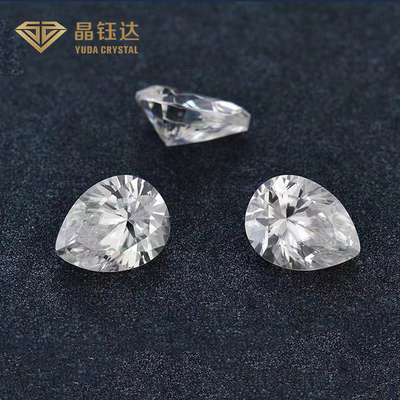 1.0ct 1.5ct 2.0ct IGI certificou a pera cortou diamantes fracos sintéticos para as alianças de casamento
