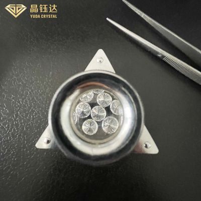 7.0ct 8.0ct HPHT Diamantes cultivados em laboratório DEF retangular Cor Para diamantes ovais