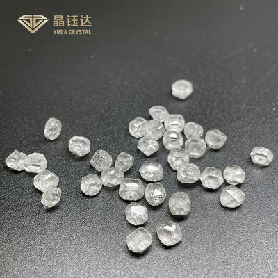Yuda Crystal 3.0 - 4.0 ct Branco VVS VS HPHT Diamantes brutos não cortados Diamantes criados artificialmente em laboratório