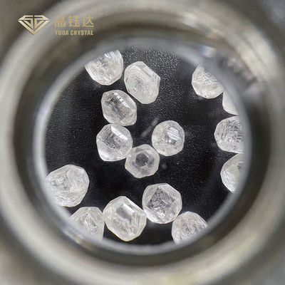 1.0 - 1,5 quilates HTHP Laboratório de Diamantes Crus Crescidos em bruto não cortados Branco HPHT Diamantes Crus Para Fabricação de Anéis de Diamantes de Laboratório