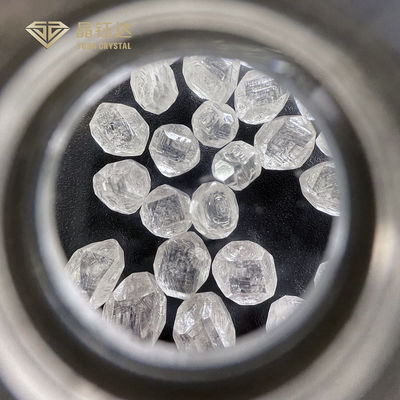 1 quilate Branco HPHT não cortado Diamantes cultivados em laboratório Diamantes sintéticos