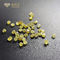 50 pontos do laboratório amarelo intenso crescido coloriram diamantes 5.0mm a 15.0mm