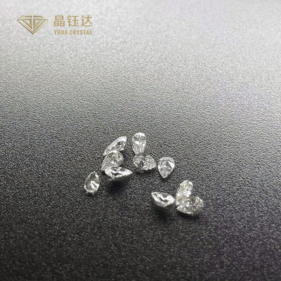 DEF VS SI HPHT Diamante de corte de laboratório de fantasia 0,4ct 0,2ct Diamante de pera de laboratório