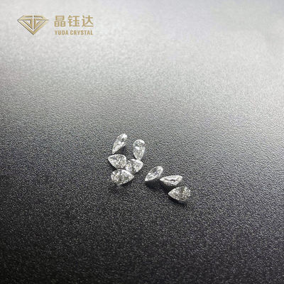 DEF VS SI HPHT Diamante de corte de laboratório de fantasia 0,4ct 0,2ct Diamante de pera de laboratório