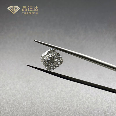 2 quilates 3 quilates Diamante de corte de laboratório HPHT Diamante de corte de almofada