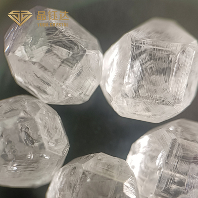 Quadrado VS 10,0 quilates 11,0 quilates HPHT Diamantes brutos Diamantes puros não cortados Para jóias