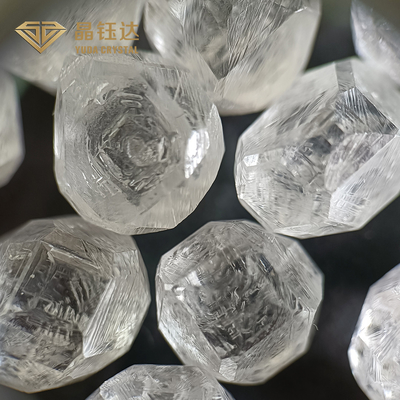 Rondos HPHT Diamantes brutos 8.0ct Diamantes cultivados em laboratório Branco Cor VVS VS