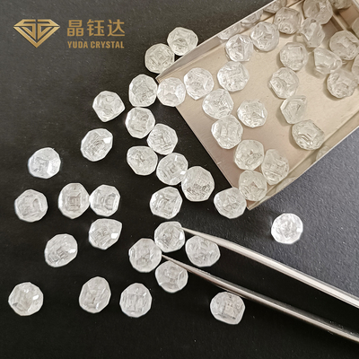 VVS VS Diamantes cultivados em laboratório DEF Cor HPHT Diamantes não polidos Diamantes cultivados