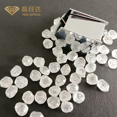 6.0Ct Up Laboratório Criado Diamantes Quadrado EFG Cor HPHT Diamantes Brutos