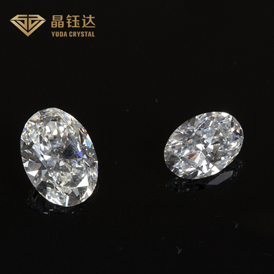 1.0 a 2.0ct HPHT Gia Diamante de Laboratório Crescido Branco Forma Oval Solta Corte Fantástica