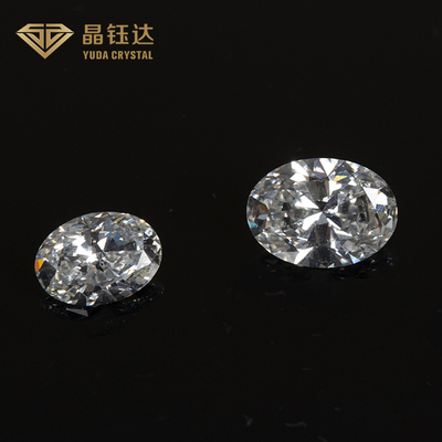 1.0 a 2.0ct HPHT Gia Diamante de Laboratório Crescido Branco Forma Oval Solta Corte Fantástica