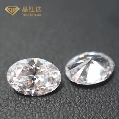 Oval 100% solto Igi Laboratório de diamante cultivado Certificado HPHT real Criado polido