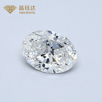 Oval 100% solto Igi Laboratório de diamante cultivado Certificado HPHT real Criado polido