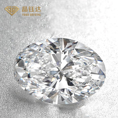Oval 100% solto Igi Laboratório de diamante cultivado Certificado HPHT real Criado polido