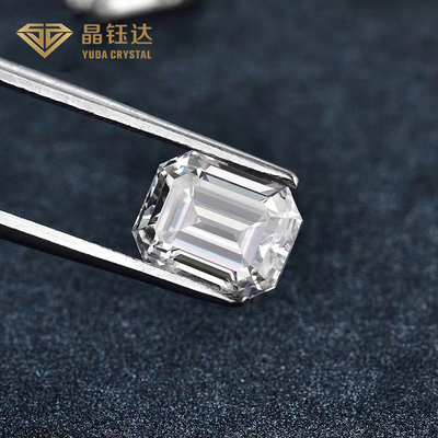 1ct-3ct HPHT Emerald Cut Loose Diamantes cultivados em laboratório com certificado IGI