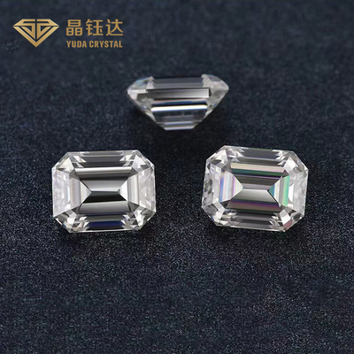 1ct-3ct HPHT Emerald Cut Loose Diamantes cultivados em laboratório com certificado IGI